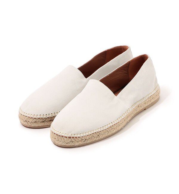 TOMORROWLAND GOODS「TOMORROWLAND ゴートスエード エスパドリーユ」|スリッポン|11 ホワイト
