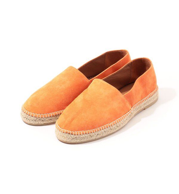 TOMORROWLAND GOODS「TOMORROWLAND ゴートスエード エスパドリーユ」|スリッポン|27 オレンジ