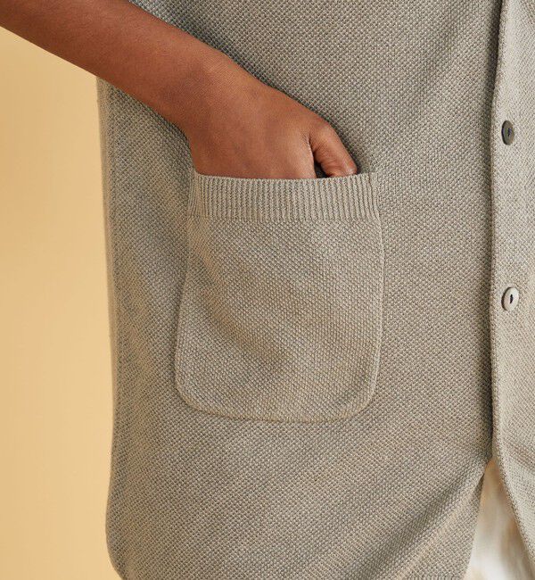 GALERIE VIE「ドライカノコ ハーフスリーブカーディガン」|カーディガン|