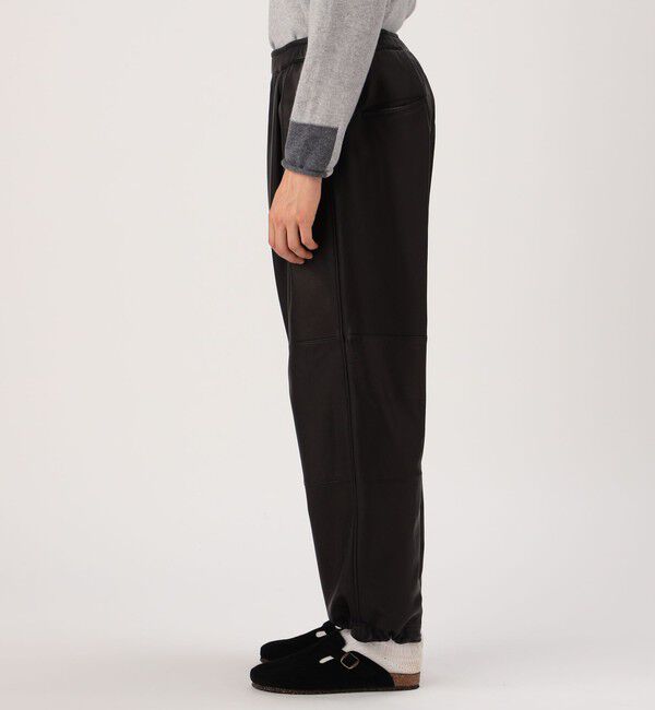 GALERIE VIE「ゴートレザー ストレートパンツ」|その他|