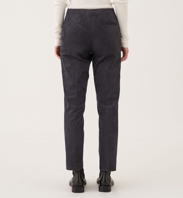 DES PRES「コットンレーヨンベルベット シガレットパンツ」|チノ|