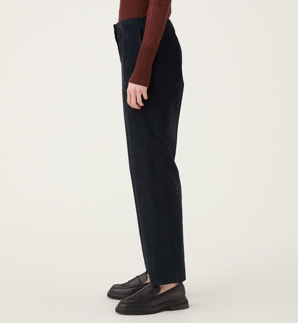 DES PRES「コットンレーヨンベルベット シガレットパンツ」|チノ|