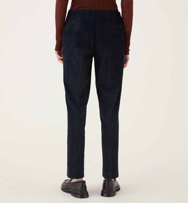 DES PRES「コットンレーヨンベルベット シガレットパンツ」|チノ|