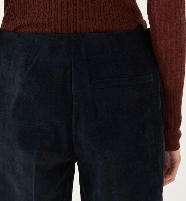 DES PRES「コットンレーヨンベルベット シガレットパンツ」|チノ|