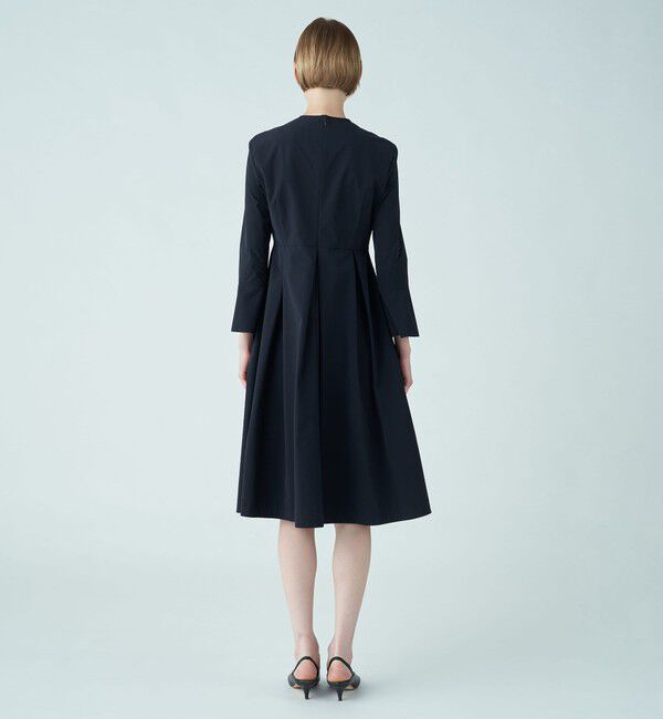 Ballsey「ストレッチタフタ ボックスタックワンピース」|ワンピース|