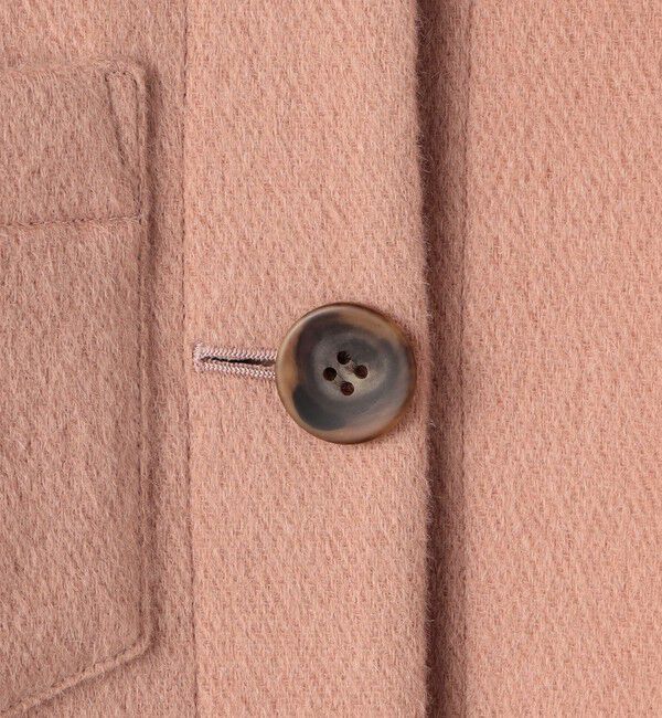 DES PRES「キッドモヘヤミニシャギー クロップドブルゾン」|ブルゾン・スタジャン|