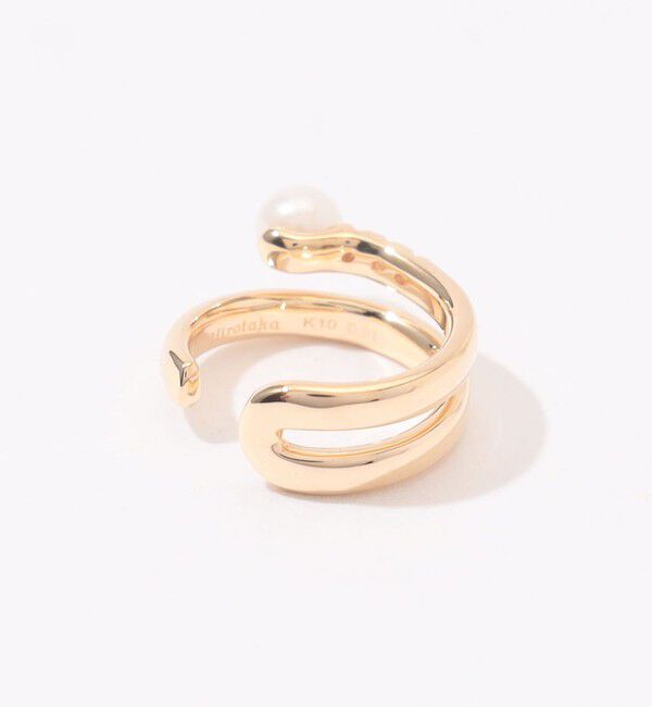 TOMORROWLAND GOODS「【別注】Hirotaka&times;TOMORROWLAND パールダイヤ ダブルイヤーカフ」|イヤーカフ|