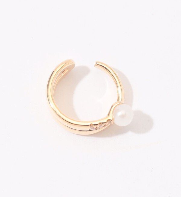 TOMORROWLAND GOODS「【別注】Hirotaka&times;TOMORROWLAND パールダイヤ ダブルイヤーカフ」|イヤーカフ|