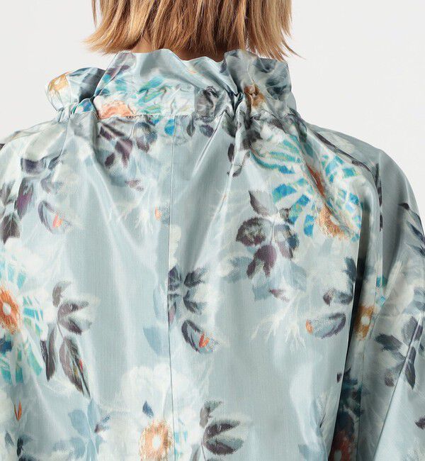 TOMORROWLAND collection「ブラードフラワープリント ネックギャザーブラウス」|シャツ・ブラウス|