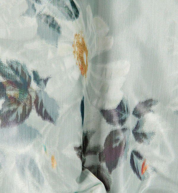 TOMORROWLAND collection「ブラードフラワープリント ネックギャザーブラウス」|シャツ・ブラウス|