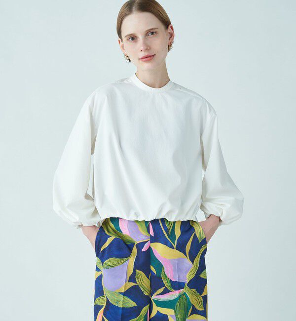 Ballsey「ポリエステルタイプライター ボリュームブラウス」|シャツ・ブラウス|