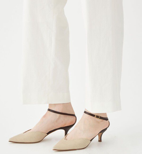 TOMORROWLAND collection「リネンストレッチ ウエストギャザーストレートパンツ」|その他|