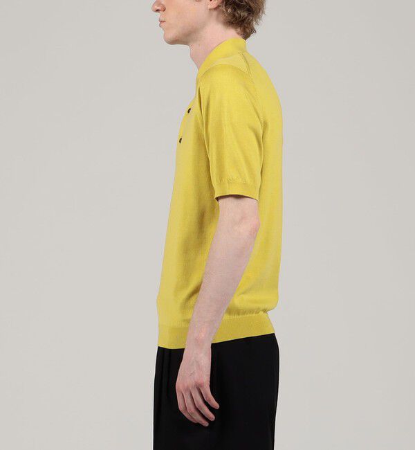 TOMORROWLAND MENS「シルクコットン ニットポロシャツ SESIA」|ニット・セーター|