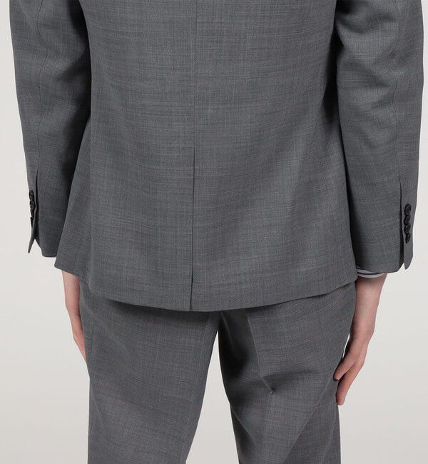 TOMORROWLAND MENS「Super120'sウールポリエステル シングルブレステッド2Bジャケット」|テーラードジャケット|