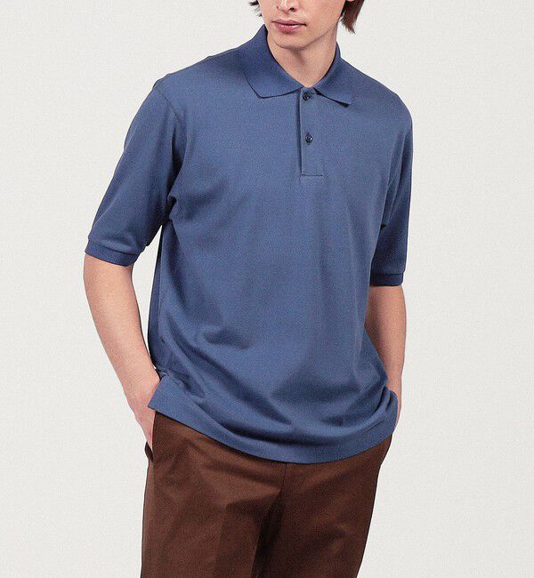 TOMORROWLAND MENS「コットンカノコ ポロシャツ」|ポロシャツ|