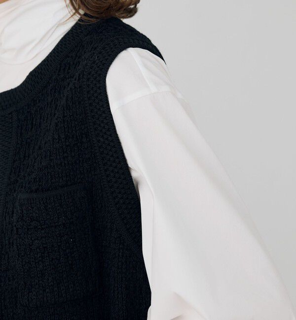 DES PRES「タックパターン フロントオープンジレ」|ベスト・ジレ|