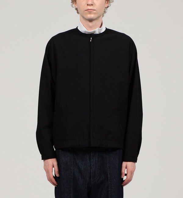 TOMORROWLAND MENS「コットンナイロン ジップアップブルゾン」|ブルゾン・スタジャン|