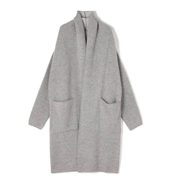 GALERIE VIE「ダブルフェイスパイル ショールカラーコート」|その他|14 グレー系
