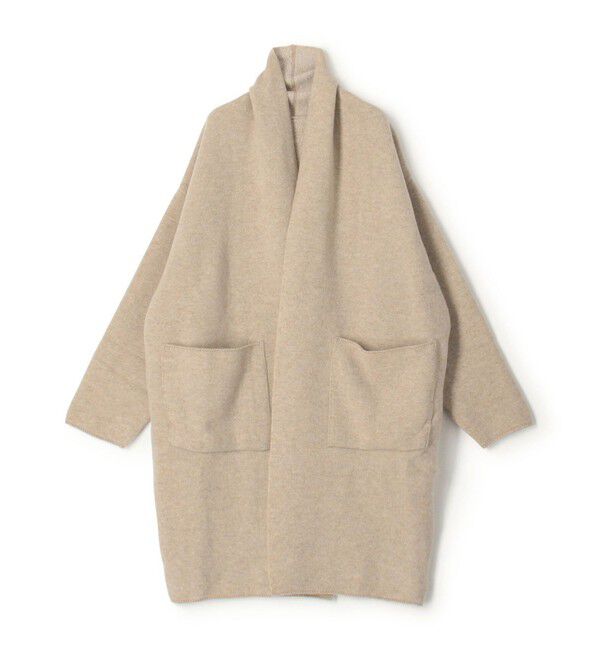 GALERIE VIE「ダブルフェイスパイル ショールカラーコート」|その他|41 ライトベージュ