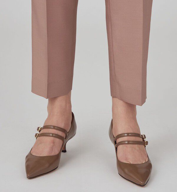 TOMORROWLAND collection「ウールシルクタッサー 1タックテーパードパンツ」|スラックス|