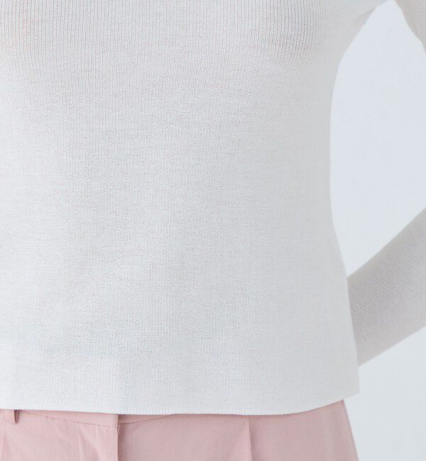 Ballsey「レーステープコンビ Vネックプルオーバー」|ニット・セーター|