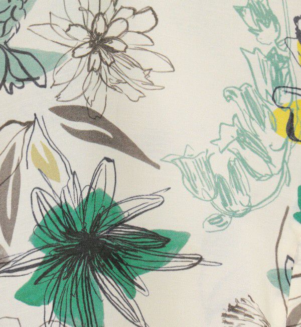 TOMORROWLAND collection「トリビュートフラワー ピコカットスリーブブラウス」|シャツ・ブラウス|