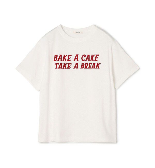 MACPHEE「コットンプリント Tシャツ」|Tシャツ・カットソー|11 ホワイト