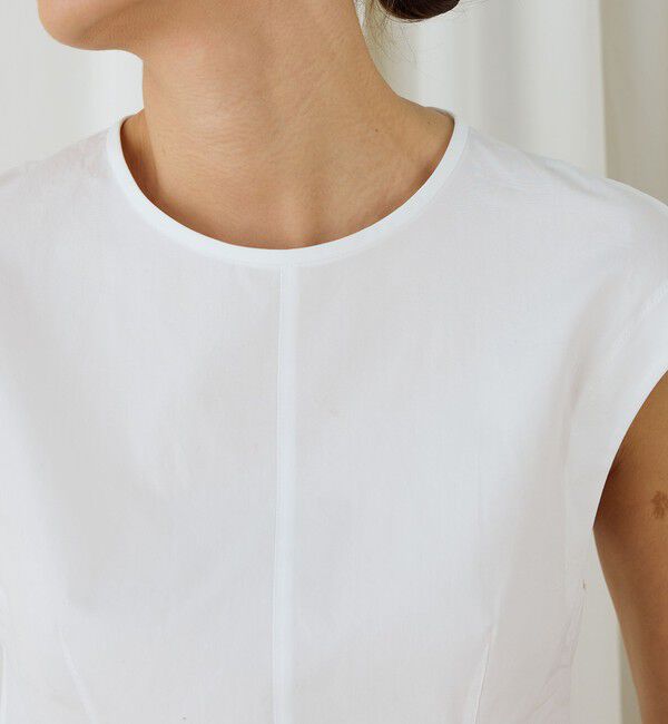 DES PRES「コットンタイプライター シェイプブラウス」|シャツ・ブラウス|