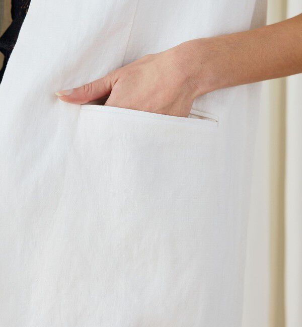 DES PRES「ファブリックコンビ Vカラージレ」|ベスト・ジレ|