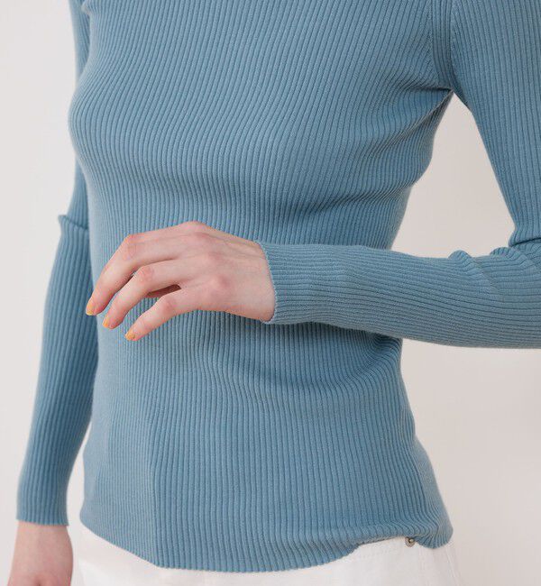 GALERIE VIE「プルミエールウールリブ クルーネックプルオーバー」|ニット・セーター|