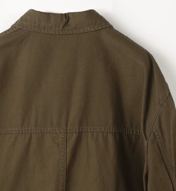 GALERIE VIE「ストーンウェーブコットン サファリシャツ」|ブルゾン・スタジャン|