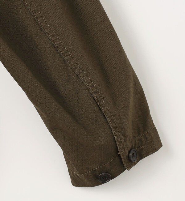 GALERIE VIE「ストーンウェーブコットン サファリシャツ」|ブルゾン・スタジャン|