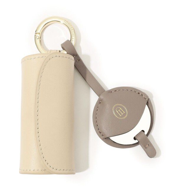 TOMORROWLAND GOODS「Atelier TOMORROWLAND  LIP CASE ミラー チャーム」|キーケース|42 ライトベージュ系