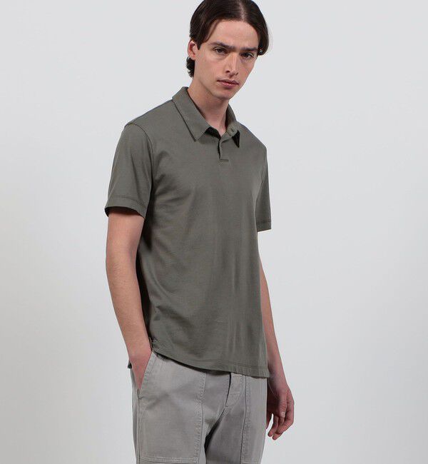 JAMES PERSE「コットンジャージー ポロシャツ MBEL3710」|ポロシャツ|