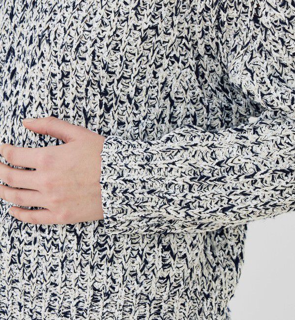 GALERIE VIE「コットンダップル クルーネックプルオーバー」|ニット・セーター|