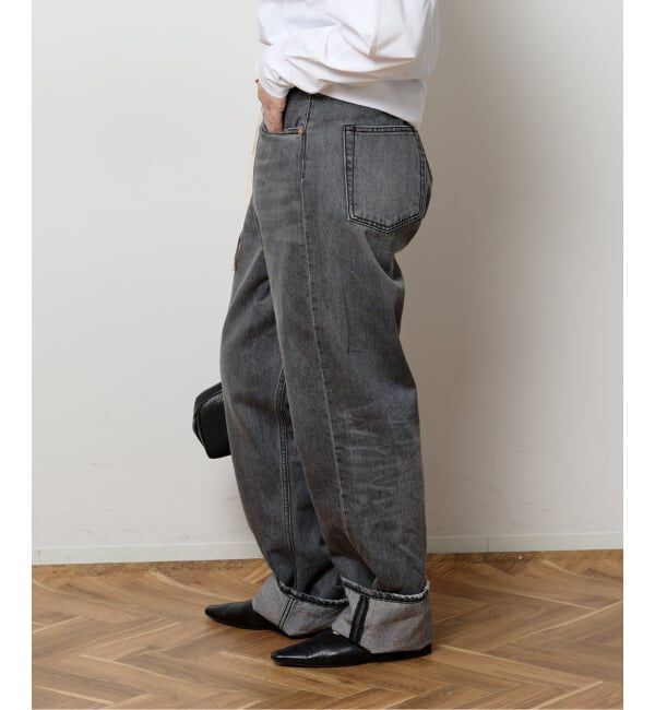  「《予約》ラップデニム5ポケットパンツ」|デニム|
