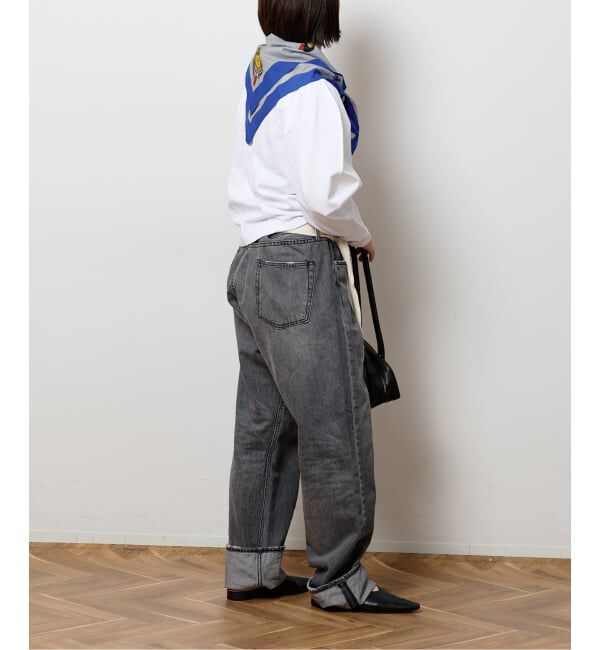  「《予約》ラップデニム5ポケットパンツ」|デニム|