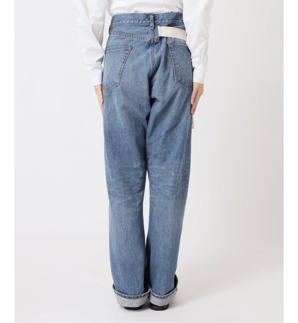  「《予約》ラップデニム5ポケットパンツ」|デニム|