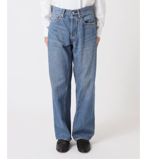  「《予約》レースアップデニムパンツ」|デニム|