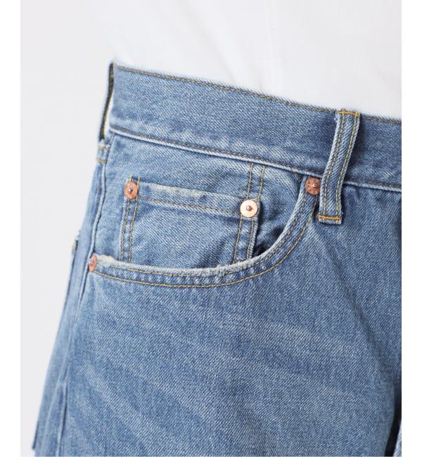  「《予約》レースアップデニムパンツ」|デニム|