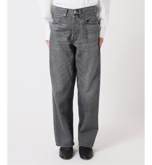  「《予約》レースアップデニムパンツ」|デニム|