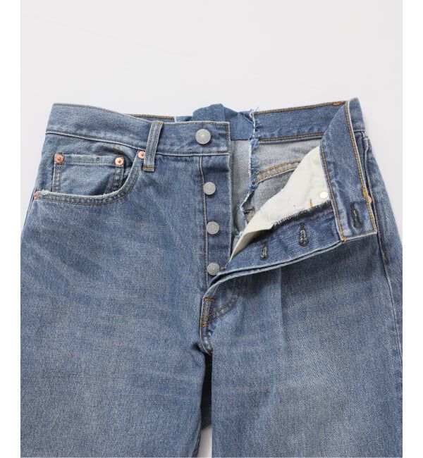  「《予約》レースアップデニムパンツ」|デニム|