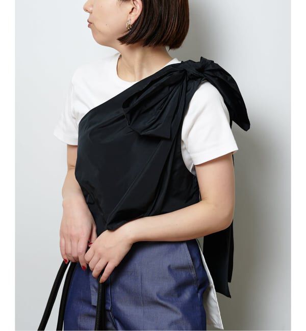  「《予約》ONE SHOULDER TAFFETA ブラウス」|シャツ・ブラウス|