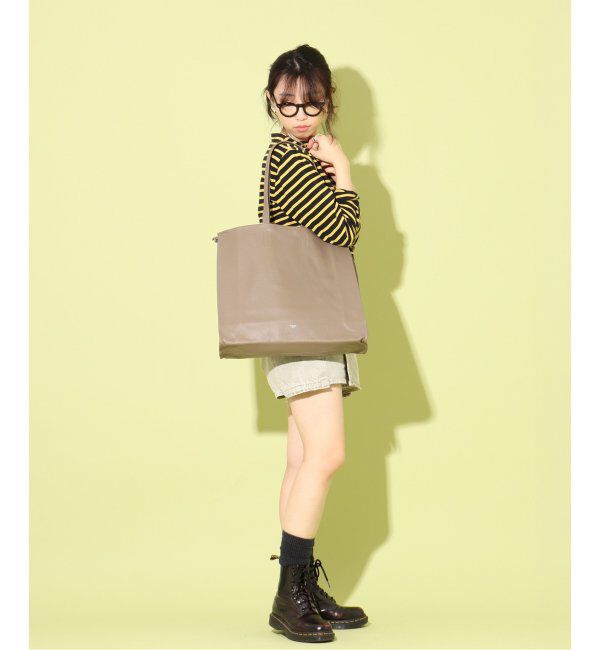  「【blancle/ ブランクレ】S.LETHER SQUEEZE BIG TOTE」|トートバッグ|