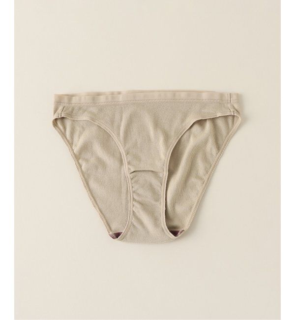  「OVERNEATH Briefs018 リブ：ショーツ」|インナー|グレーB