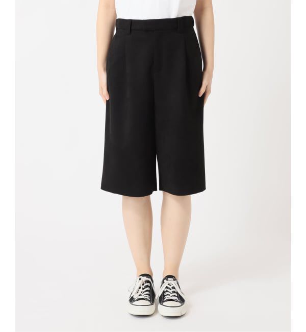  「《予約》FAUX SUEDE SHORTS：ハーフパンツ」|その他|