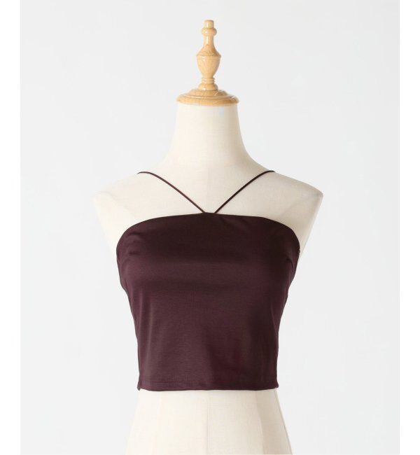 EMILYWEEK「EMILY WEEK&times;FRAMeWORK Vラインクロップドブラキャミソール」|インナー|