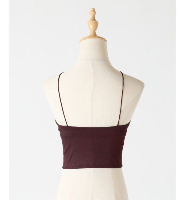 EMILYWEEK「EMILY WEEK&times;FRAMeWORK Vラインクロップドブラキャミソール」|インナー|