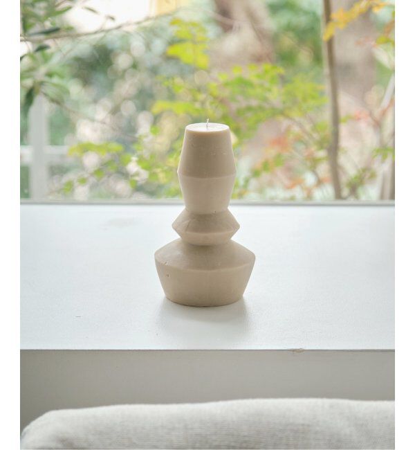 journal standard Furniture「【THO/トー】 CANDLE waf　ソイワックス キャンドル 　" ワー "」|アロマ・ルームフレグランス|ベージュ