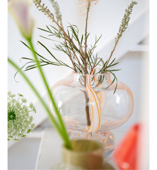 journal standard Furniture「GLASS VASE ROBBIA　フラワーベース 花器 花瓶」|その他|